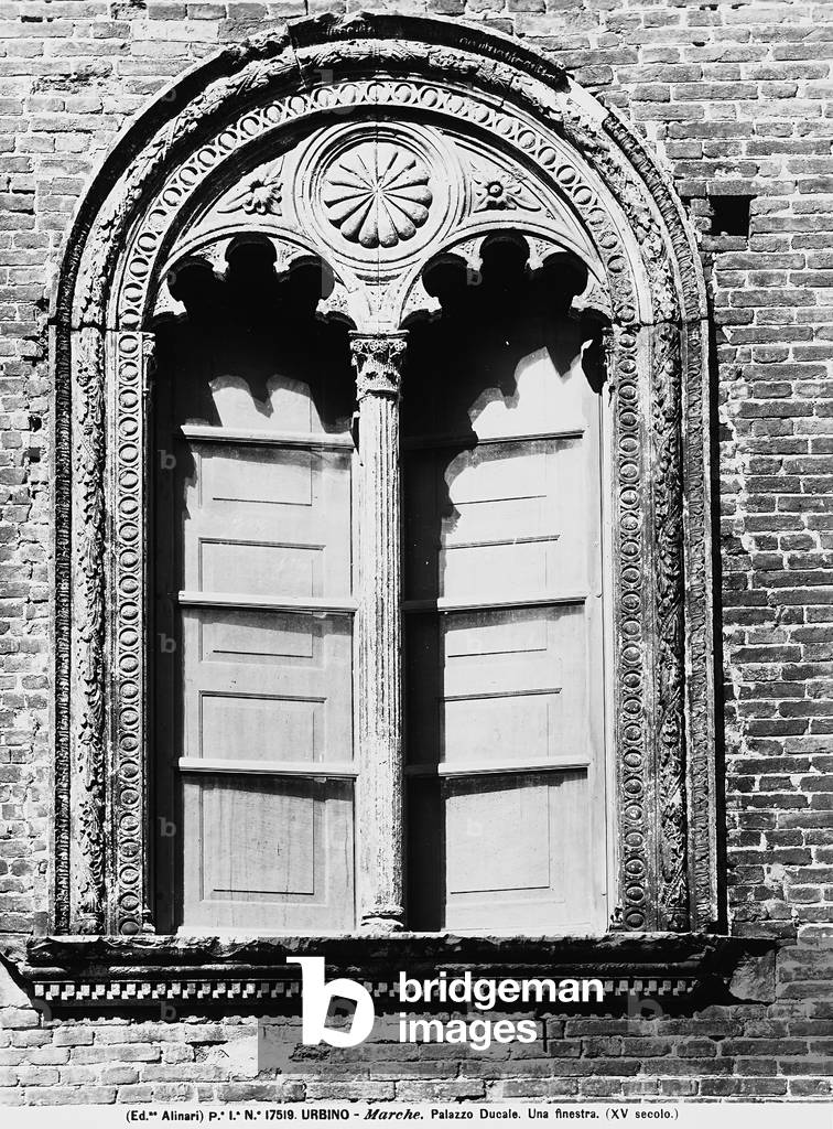 A window of the Ducal Palace, Urbino