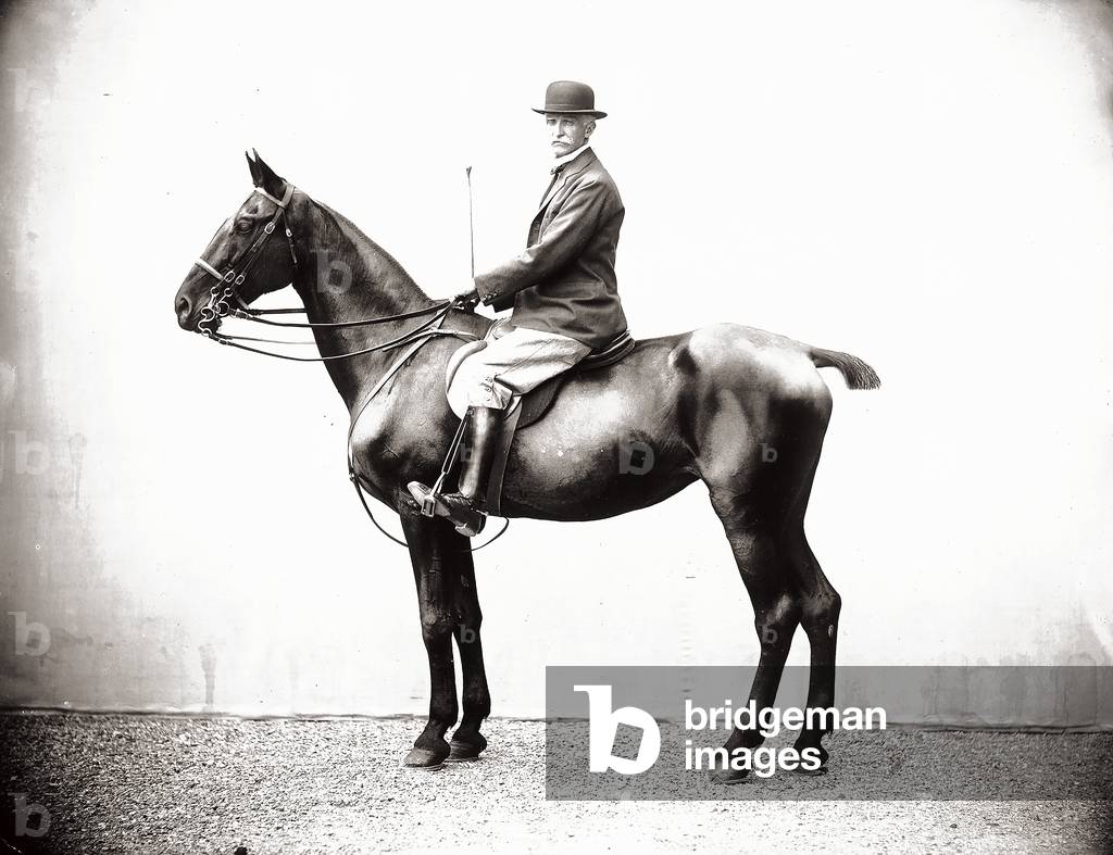 Portrait of Ranieri del Turco on horseback