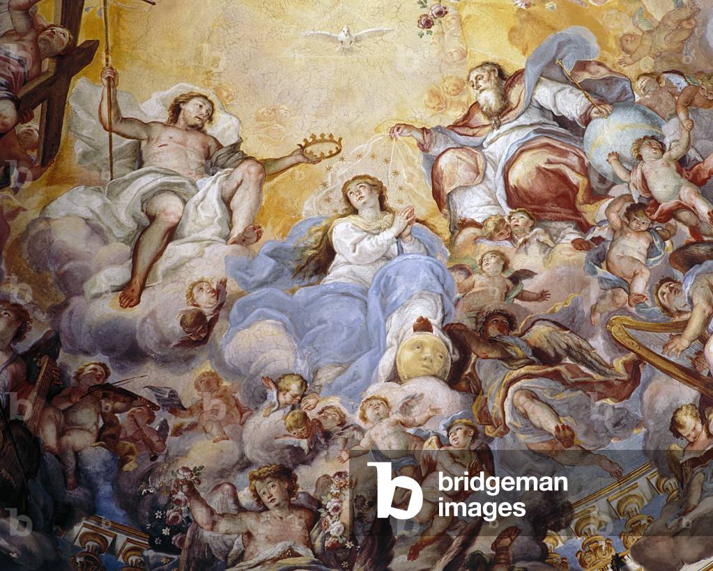 Coronation of the Virgin, 1725 (fresco)