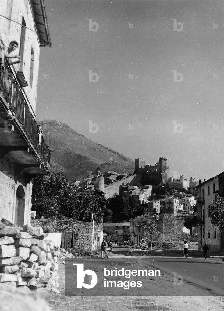 View of the castle of Itri, Latina