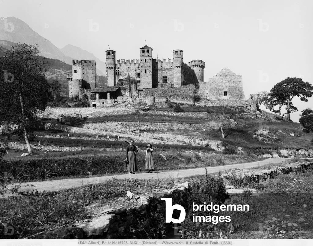 The Fènis Castle, near Nux, Valle d'Aosta
