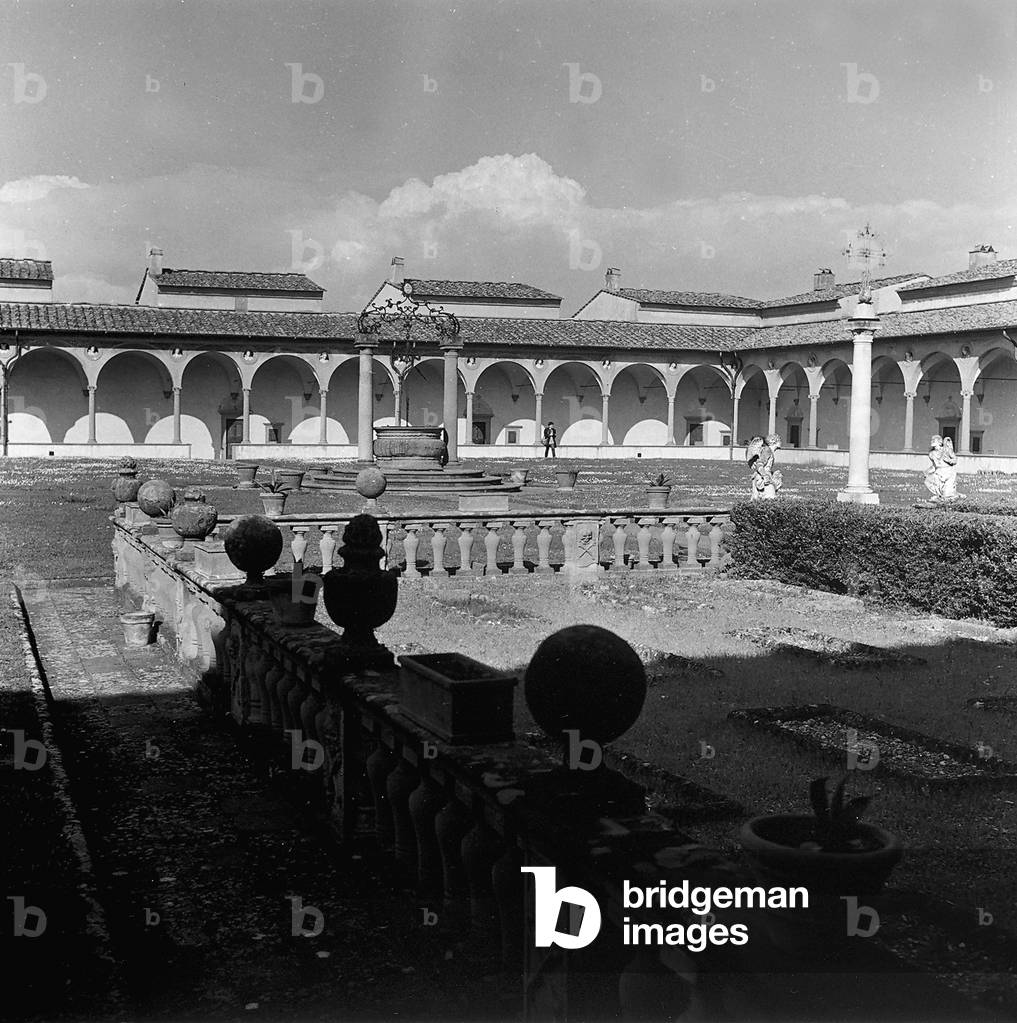 A cloister of the Certosa di San Lorenzo in Padula