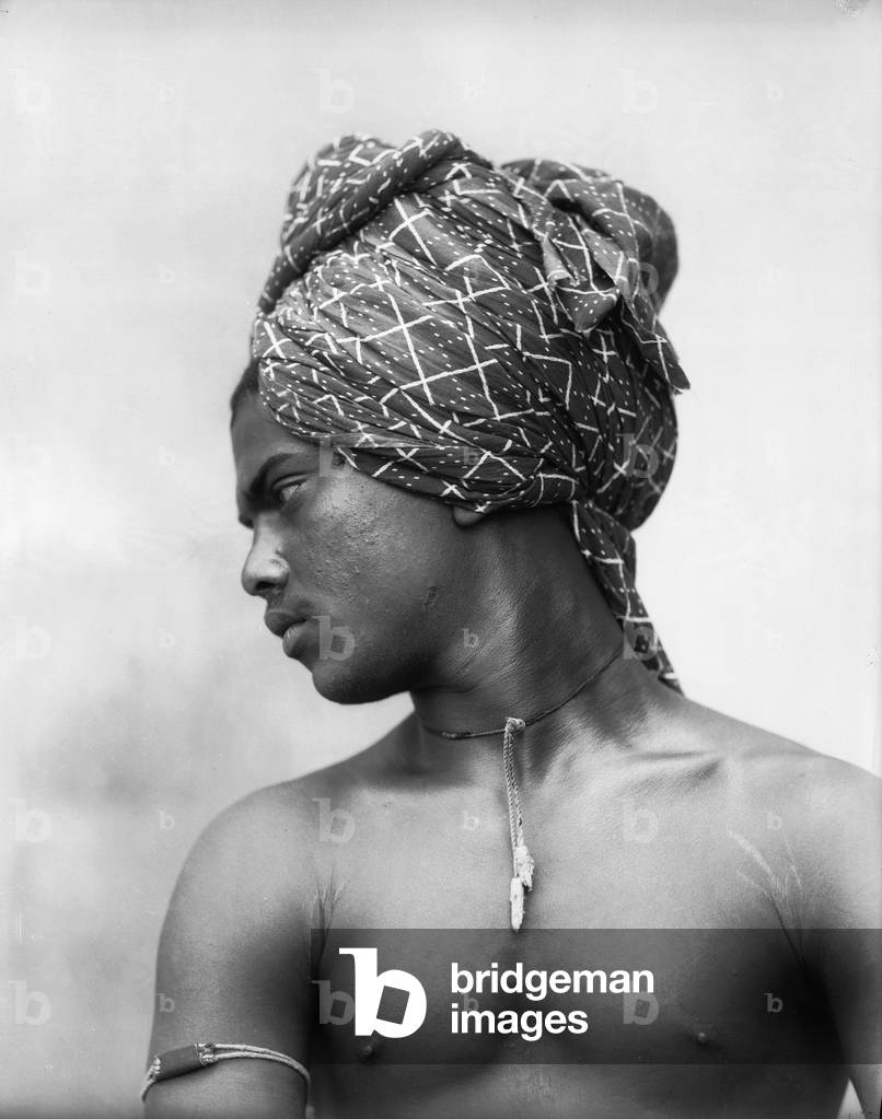 The caravan Indian Hagenbeck. Portrait of a Man