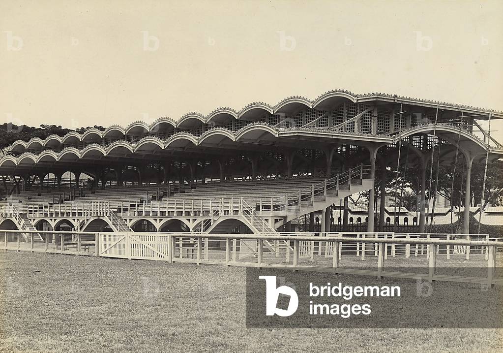 Italians working abroad. The bleachers of a sports field in Bankok