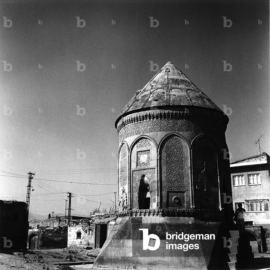 The Döner Kümbet, mausoleum with a cone-shaped roof, built in honor of the Princess Sah Cihan Hatun, in Kayseri