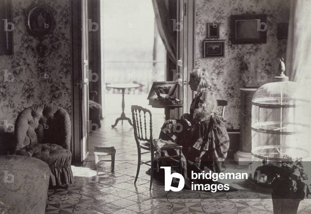 Interior with a woman
