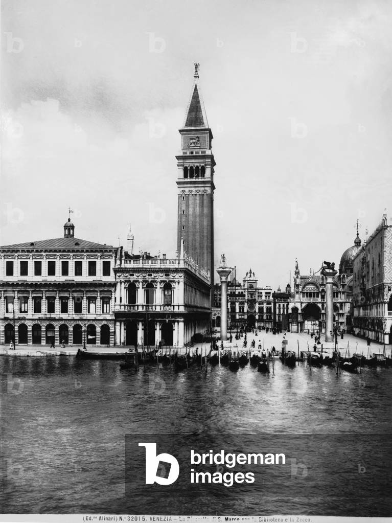 The Piazzetta San Marco in Venice, with the Library and the Zecca, or Mint