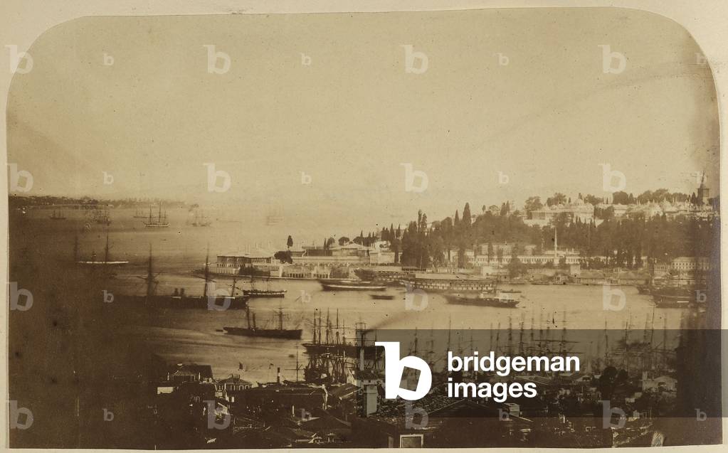 View of Constantinople, now Istanbul, during the Crimean War.