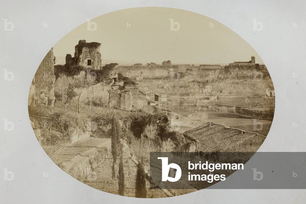 Rome: View of the Palatine with the Palace of the Caesars