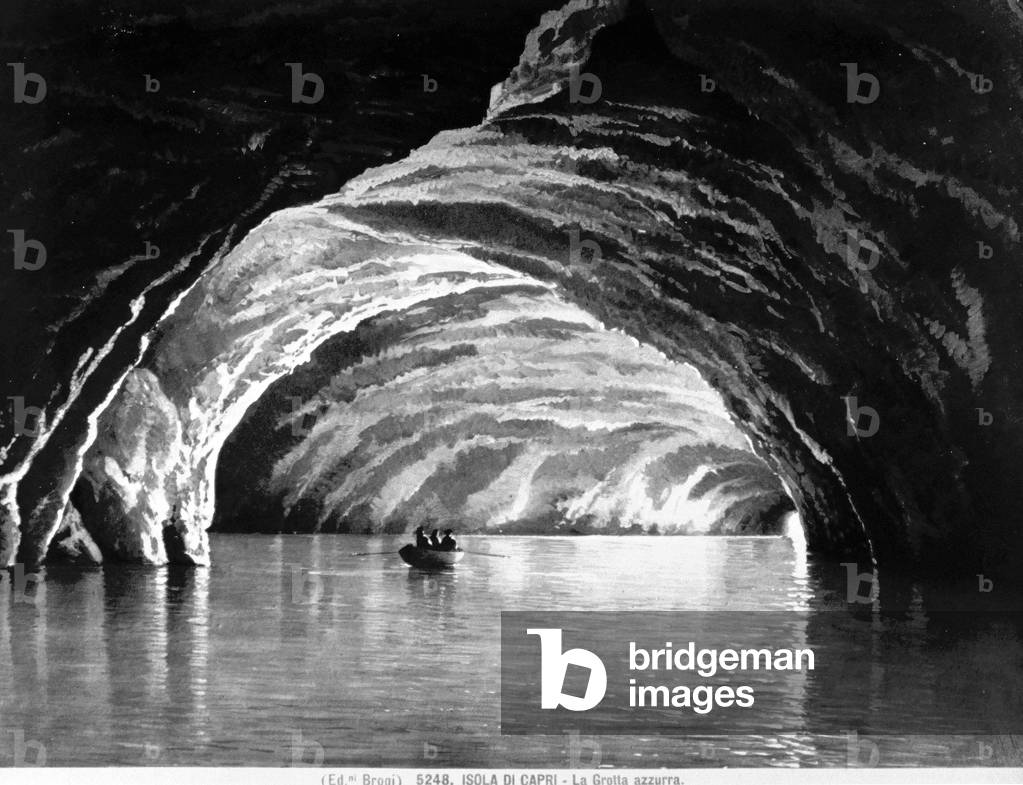 A boat trip in The enchanting blue Grotto of Capri