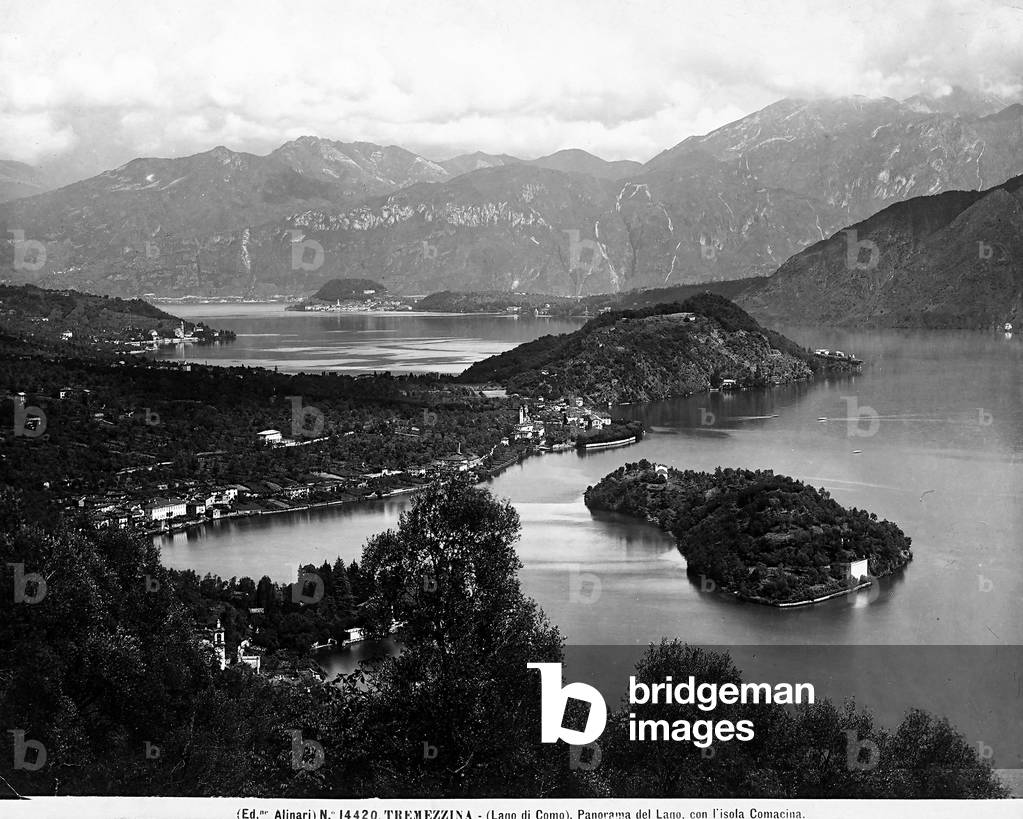 Panorama of Tremezzina on Lake Como