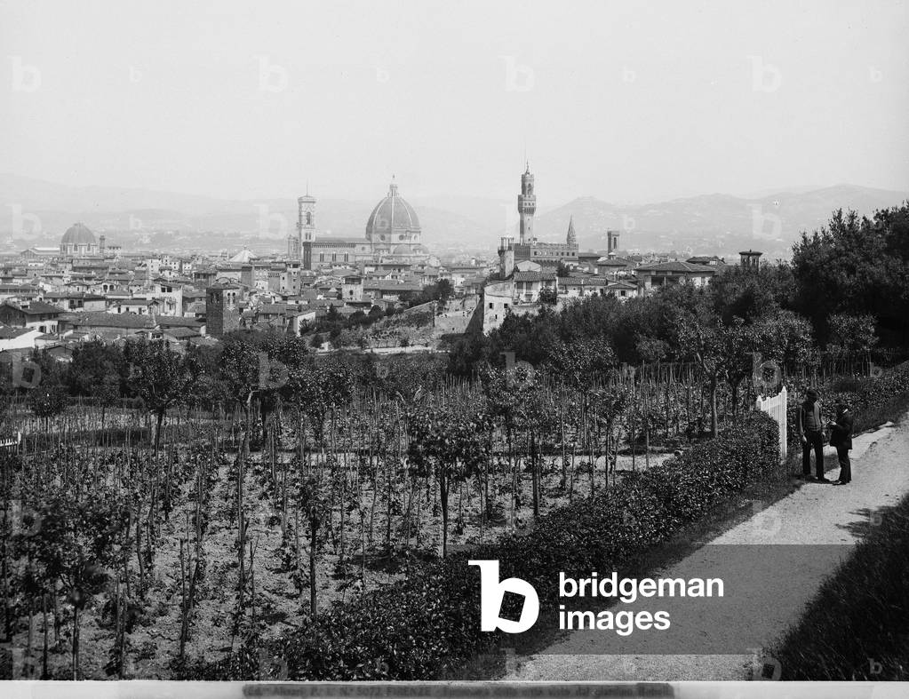 Panorama of Florence from the south hills of the city