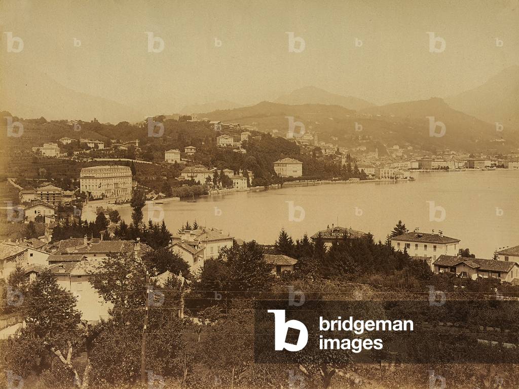 Panoramic view of Lugano
