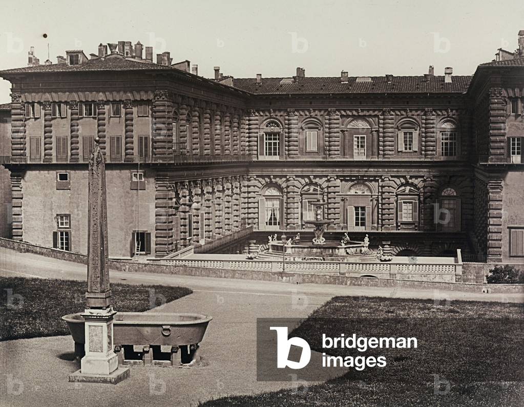 Interior courtyard of Palazzo Pitti, Florence