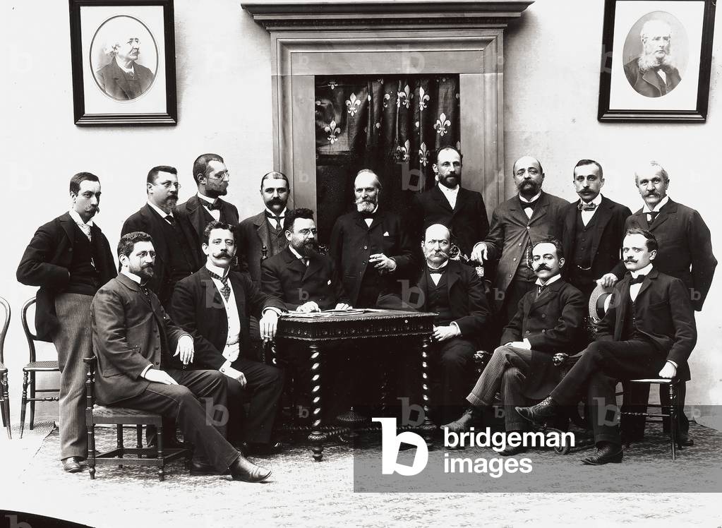 Group portrait of the Franchetti family