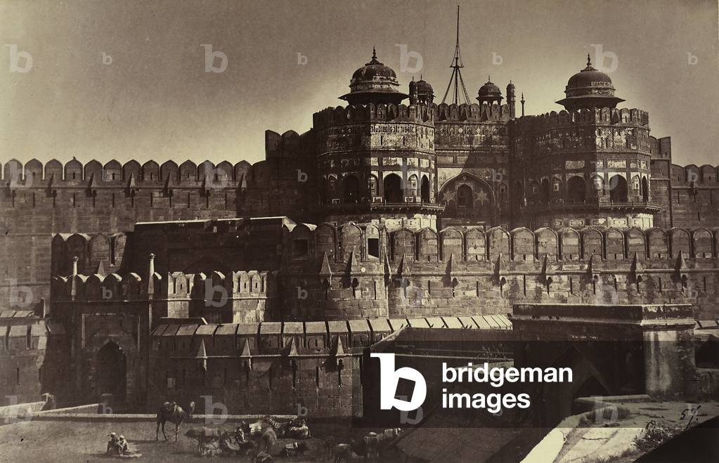 A souvenir of Odoardo Beccari's journeys: the Red Fort in Agra, India