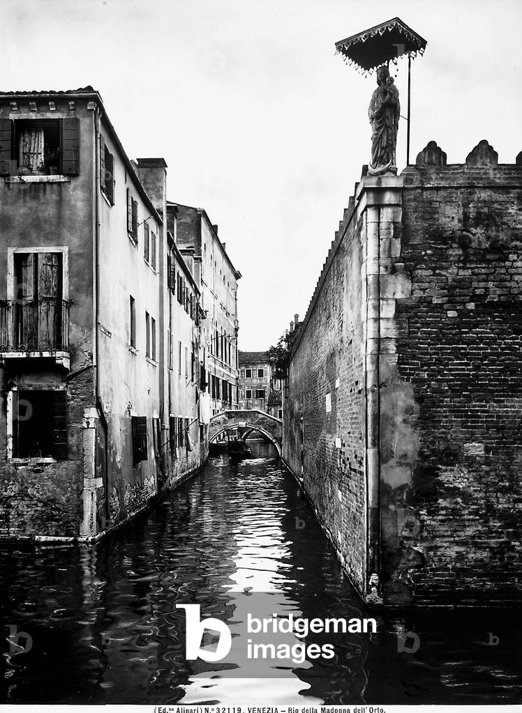 The Rio della Madonna dell'Orto in Venice