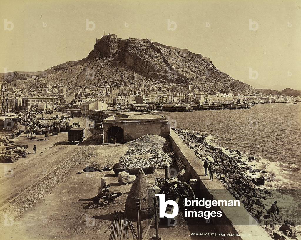 Panoramic view of Alicante, Spain.
