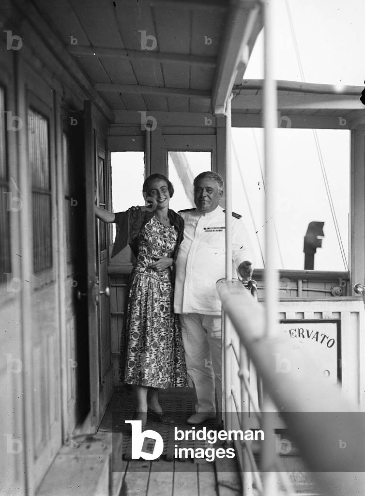 Portrait of a sailor with a woman