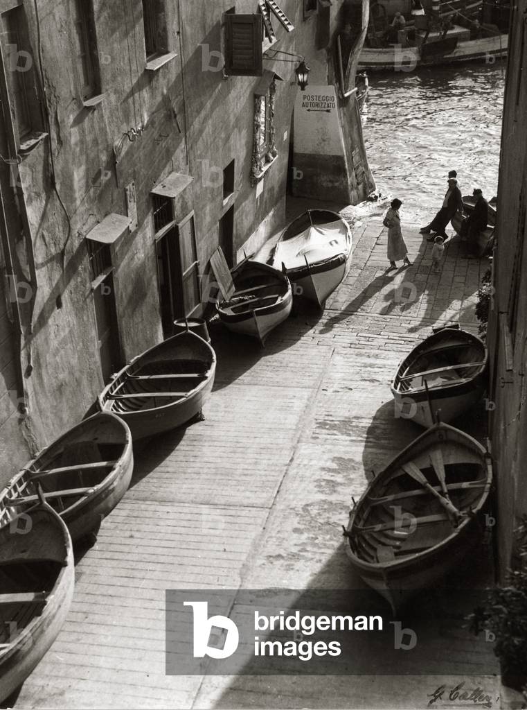 Italy, Liguria, sailing and rowing, 1950