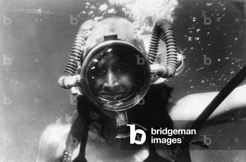 sports, scuba diving, 1952