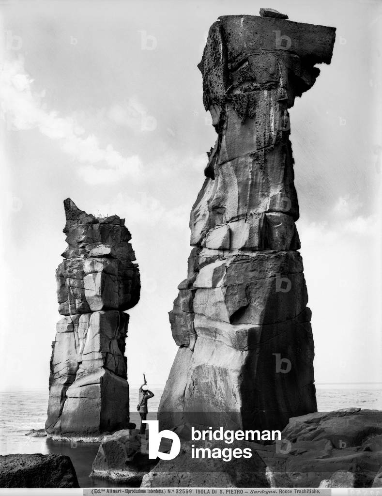 Trachytic rocks of the Island St. Peter, Sardinia