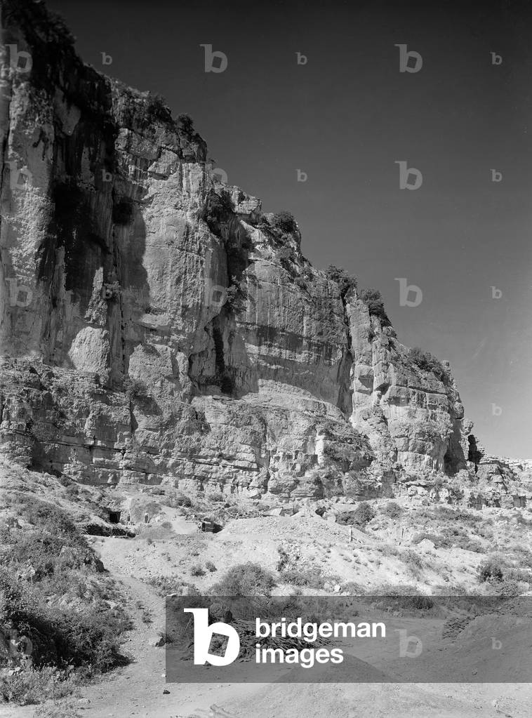 Mine of Mount Lumburau in Sardinia. The image was commissioned by the ILVA factory of Genoa