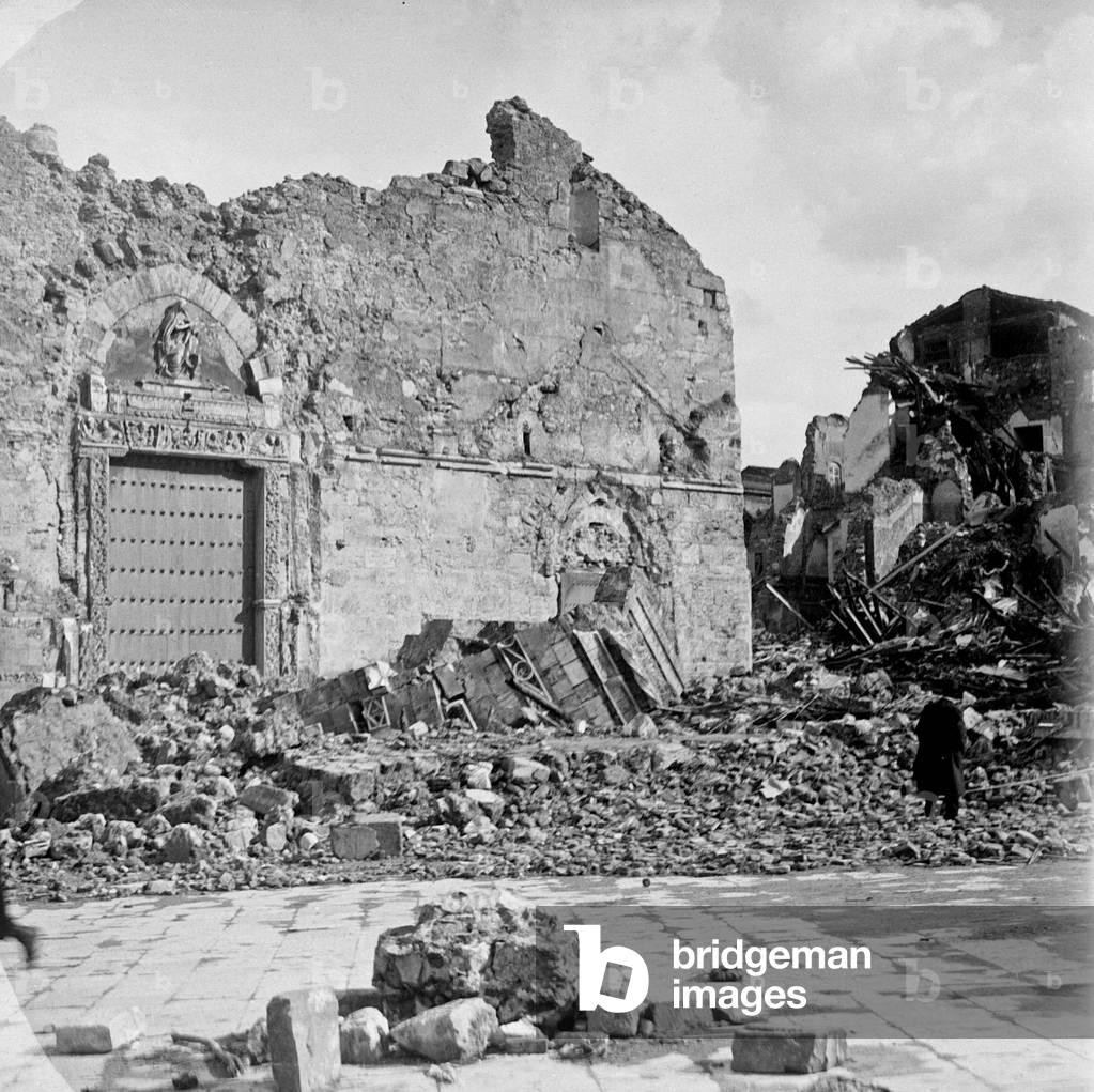 Church of Messina destroyed by the earthquake of 1908