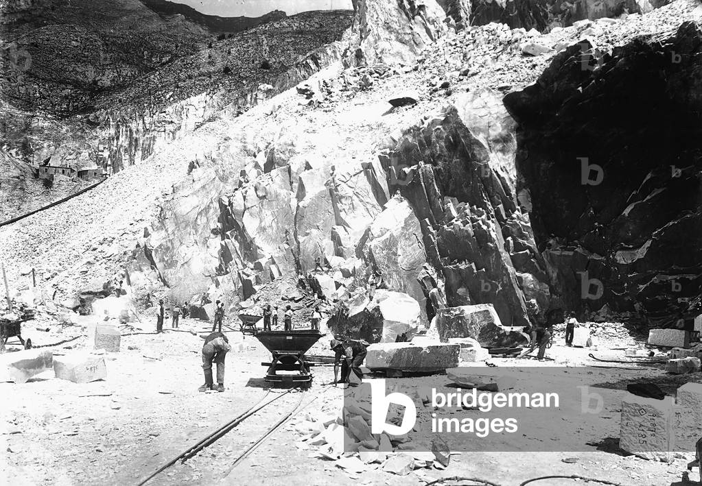 Excavators at work at the 