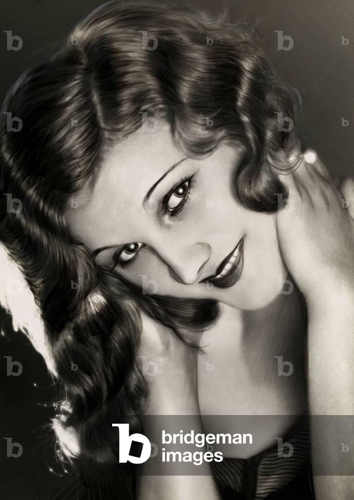 Portrait of the French actress Jeanne Boitel.