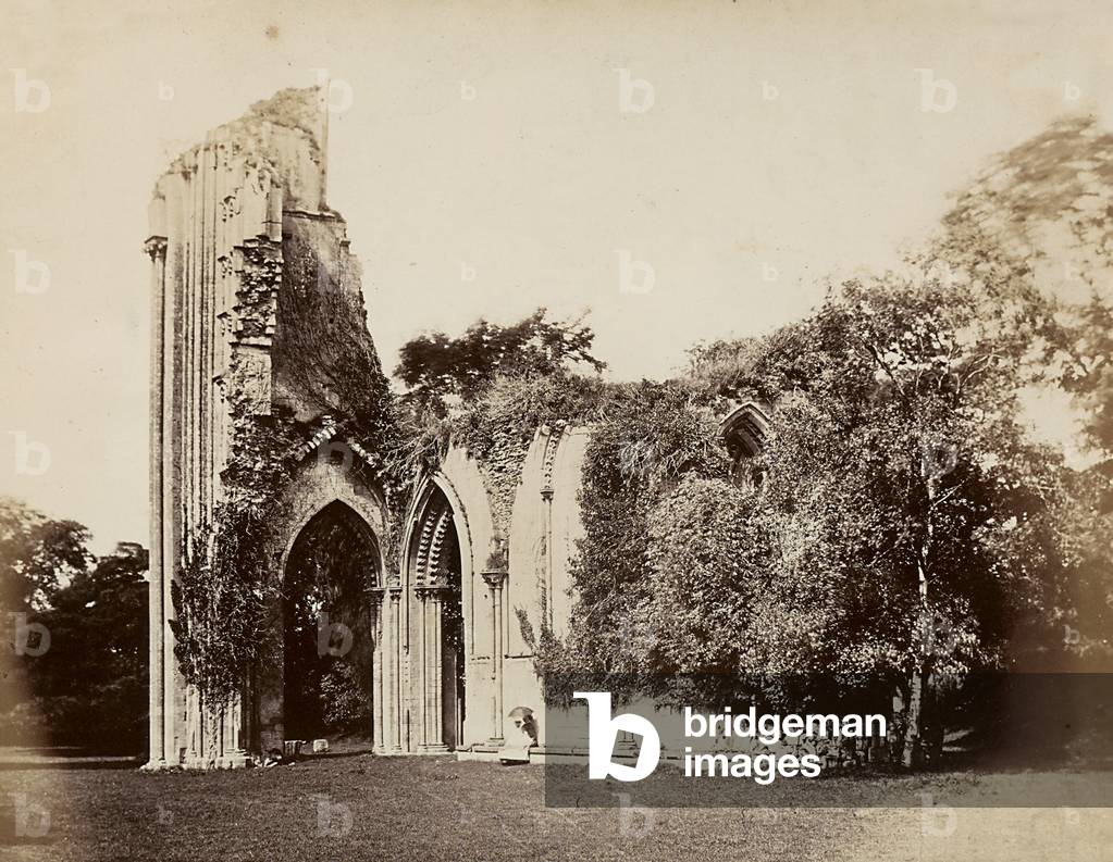 The ruins of Glastonbury Abbey