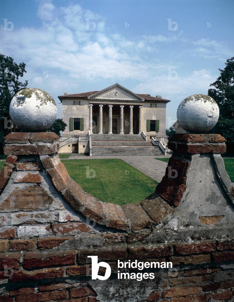 Villa Badoer by Andrea Palladio in Fratta Polesine in the province of Rovigo