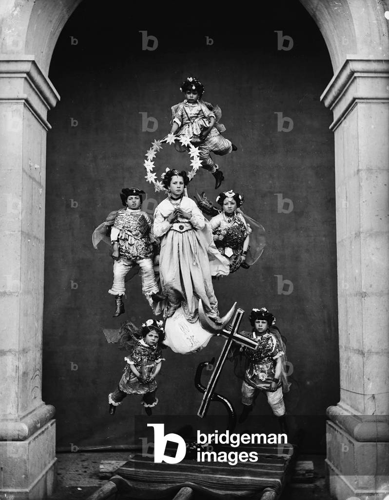 'Mysteries: the Immaculate Conception' (b/w photo)
