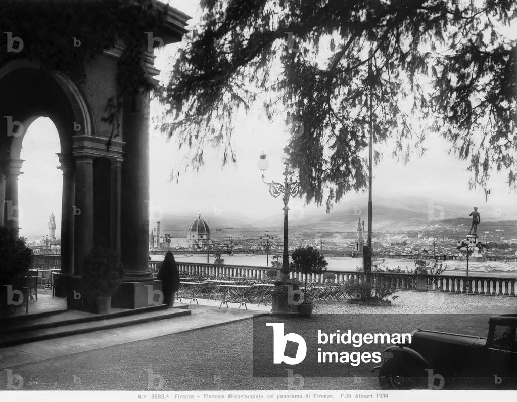 Michelangelo large square with panorama of Florence