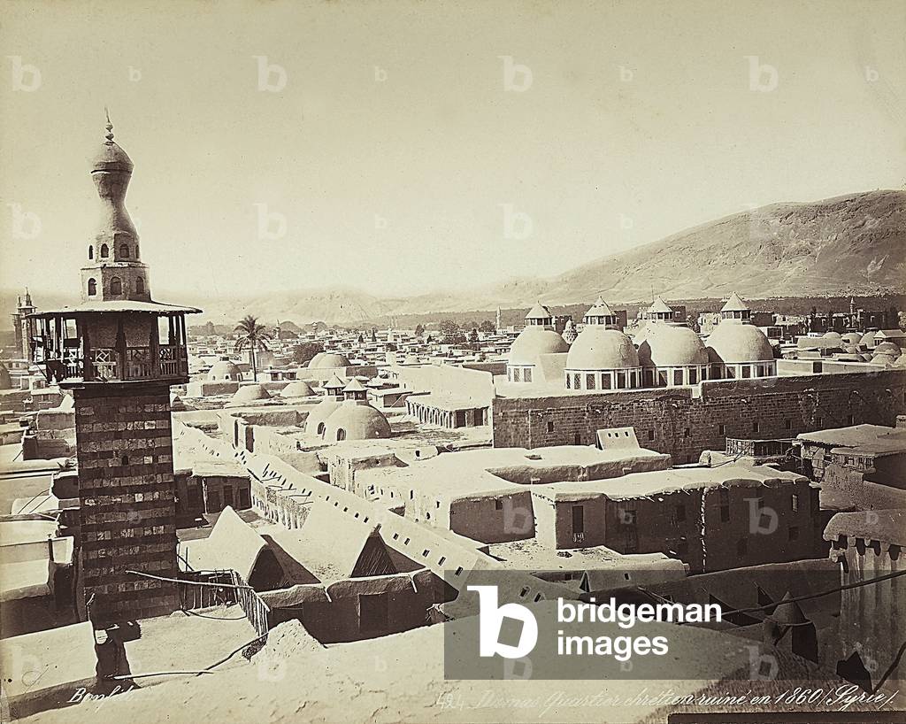 View of the Christian quarter in Damascus, Syria