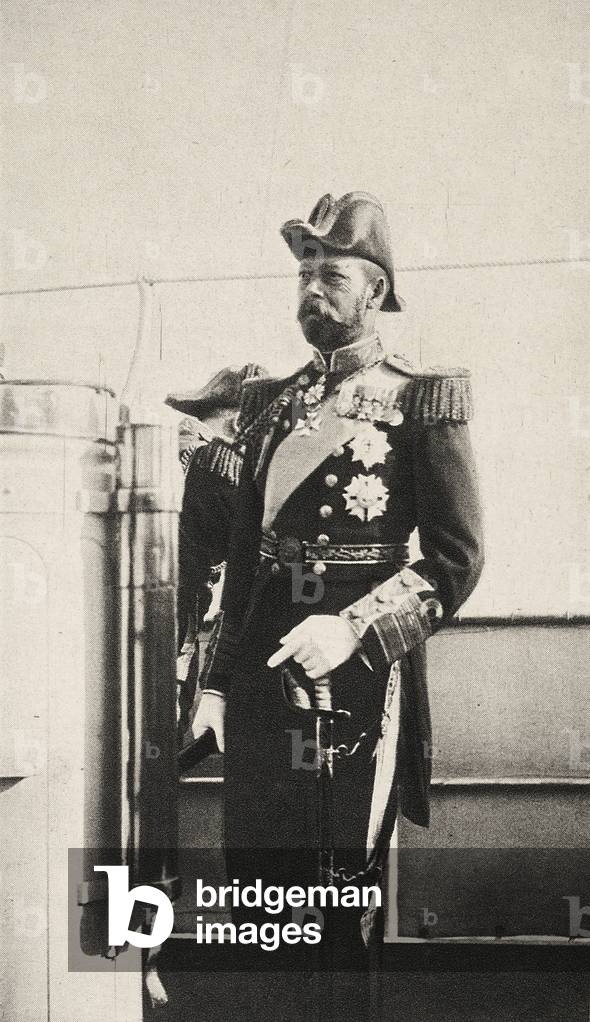 Portrait of the Prince of Wales, future king of England, George V