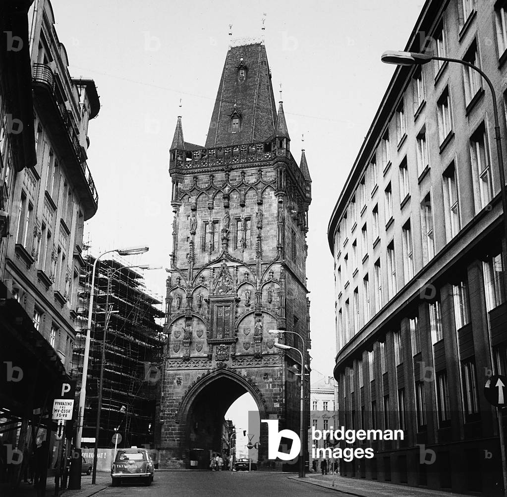 The Prasna Brana, or Powder Gate, in Prague