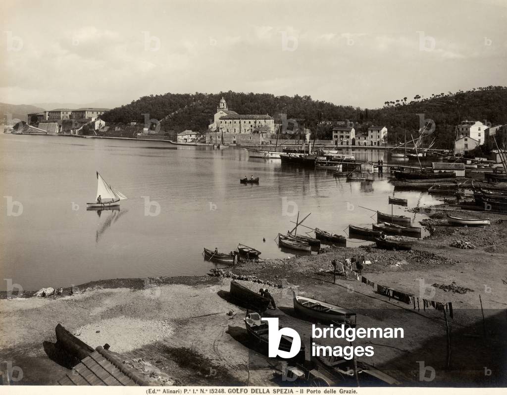 The port of Thanks, bay of La Spezia