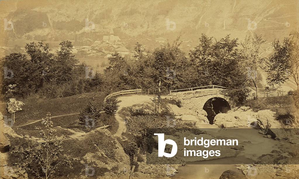 Bridge on the Aare River, near Meiringen