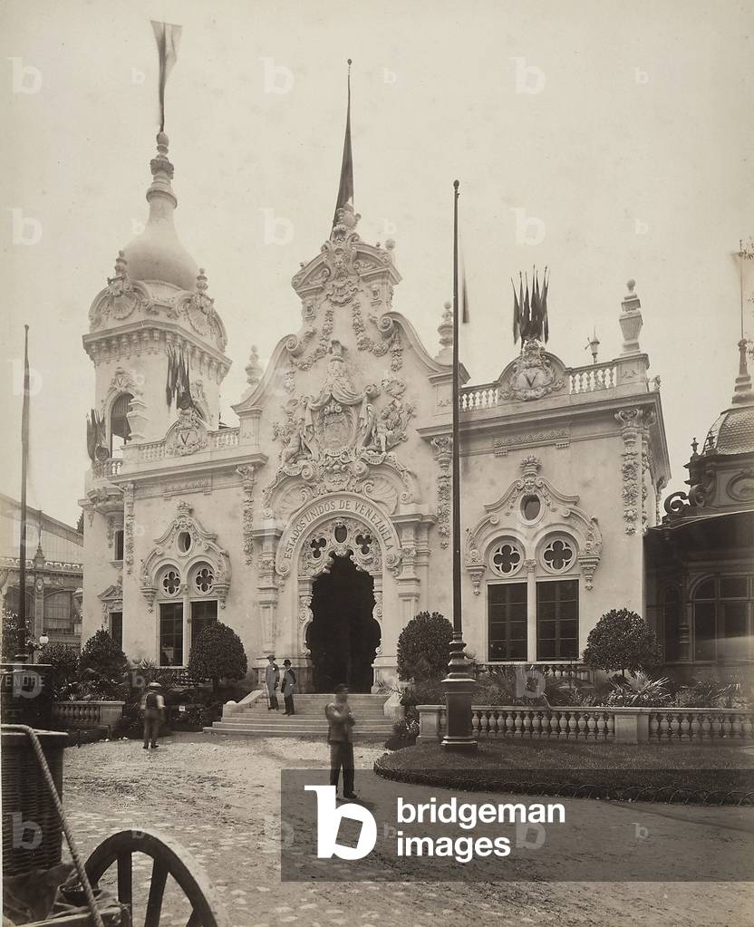 1889 Paris World's Fair: The Venezuelan pavilion, work by the architect Edmond Paulin