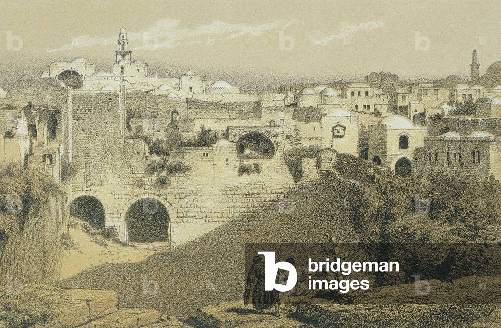 Bethesda. Etching by Bernatz et alii - Steinkopk J.F. Editore