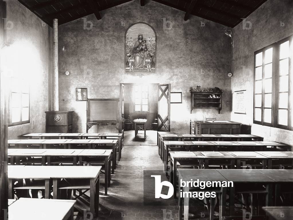 American Red Cross pavilion in Lucca: classroom