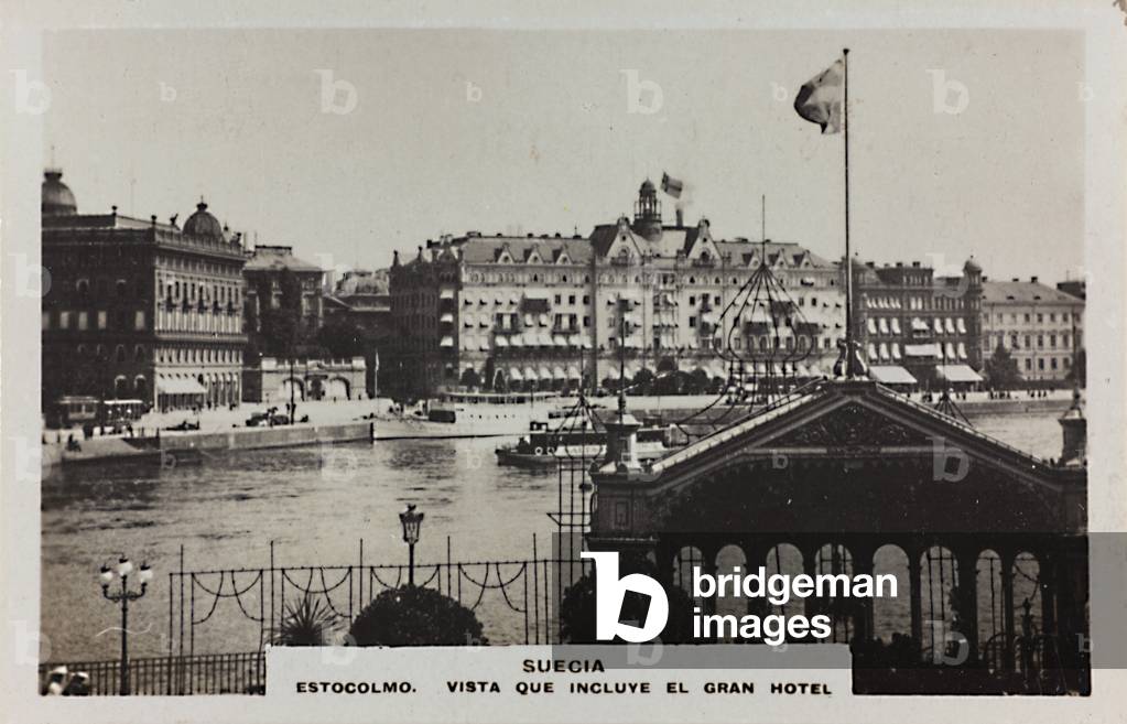 View of Stockholm with the Grand Hotel