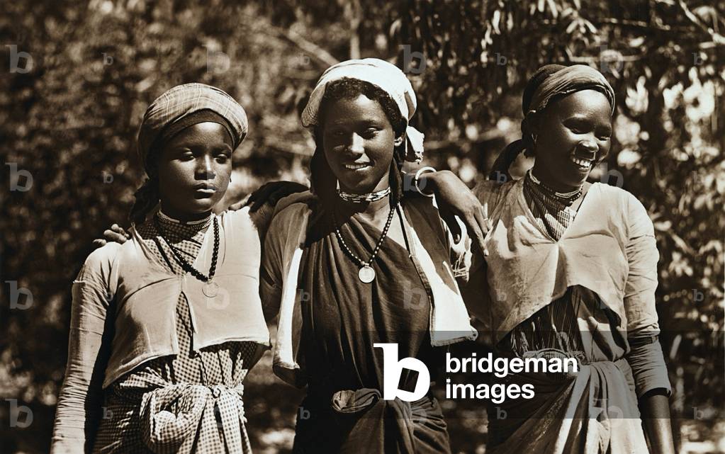 Three Ethiopian youths, 1935 (print on double-weight paper)