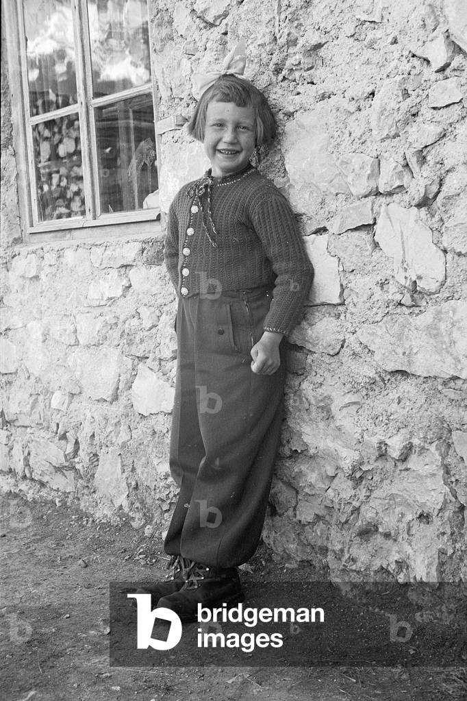 Portrait of child, Cortina d'Ampezzo