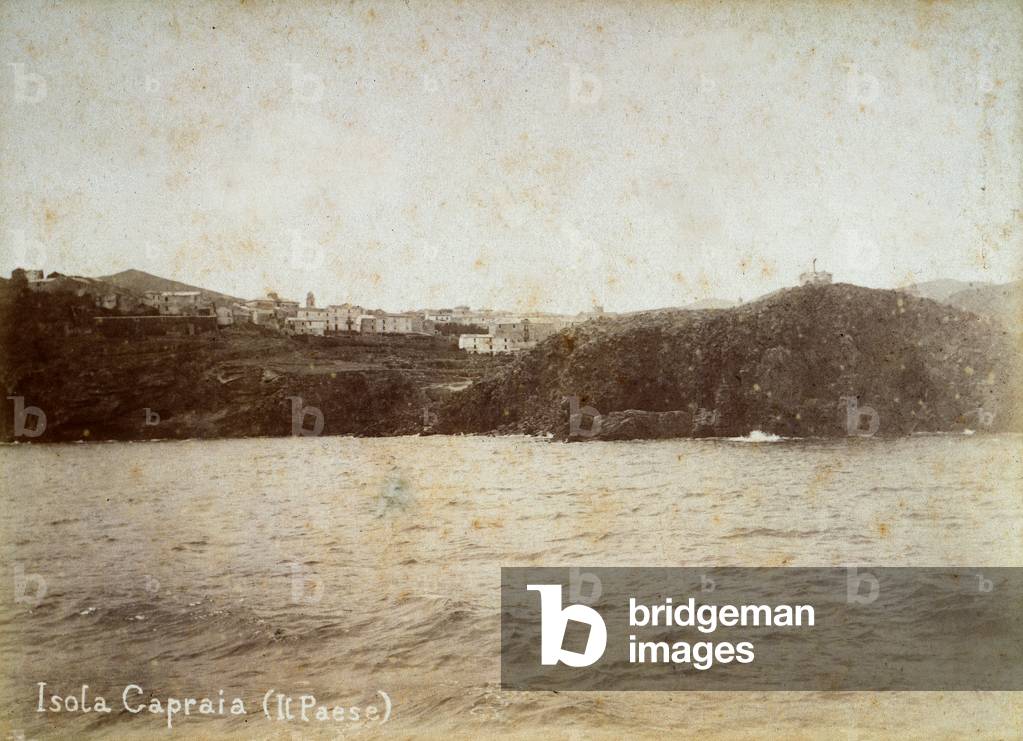 The Island of Capraia seen from the sea