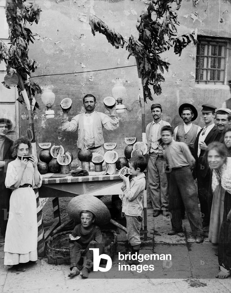 Water melon seller, Naples