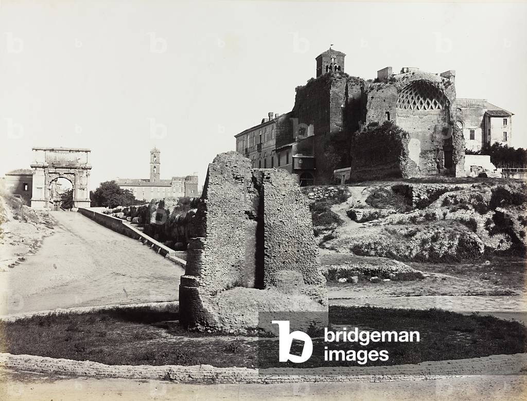 View of Rome with the Temple of Winner Venus