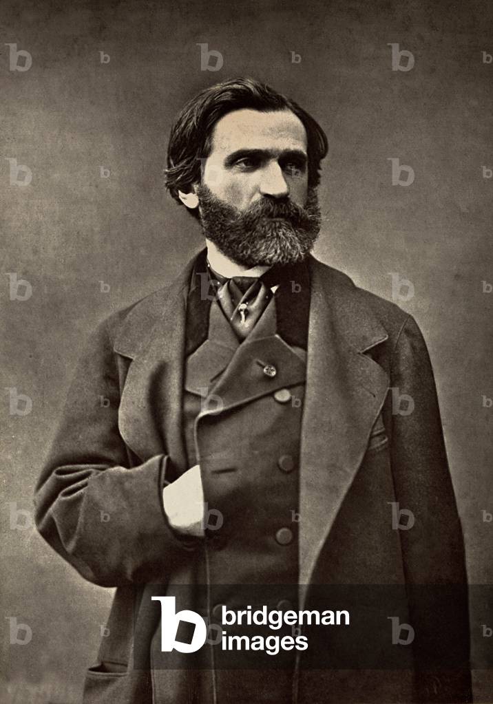 Portrait of the composer Giuseppe Verdi