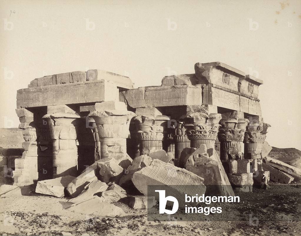 General view of the Ptolemaic age temple at Kom Ombo, in Upper Egypt; the temple was consecrated to the gods Sobek and Haroeri